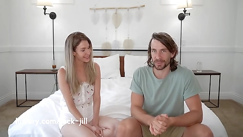 Hawt cutie's sexy fucking with a toy in the kitchen