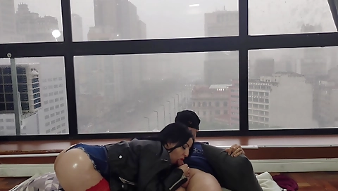 Mila and horny milf in a hot group fucking