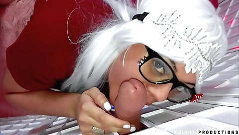 Sexy blonde fucked by ar