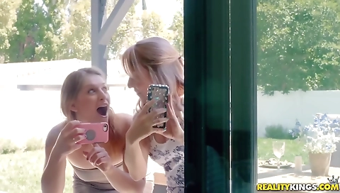 Sexy younger latina's pussy in the forest