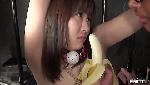 Sexy asian gets a hard pounded