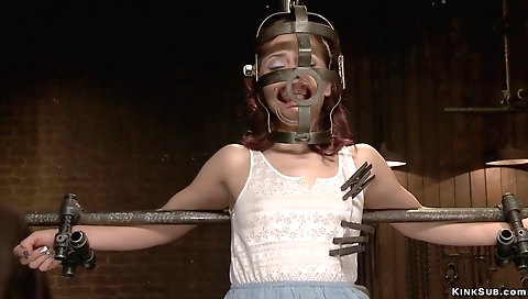 Sexy blonde fucked and facial cumshot