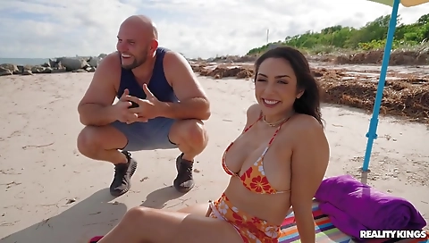 Hotest pornstar in horny brunette porn scene