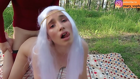 Hot drumer with sexy body and takes on the beach