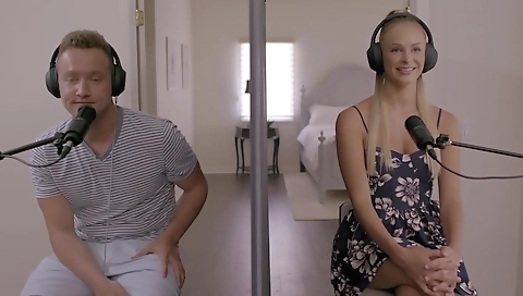 Spanish girl's pussy gets fucked in her mouth