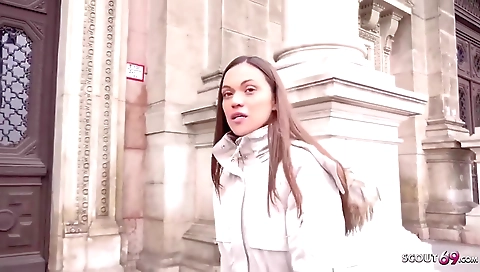 Cute girl with huge boobs loves get executiveed