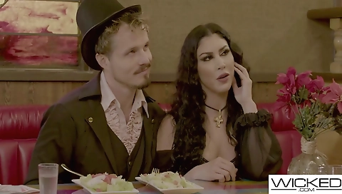 Slutty slut ride smothered by cock