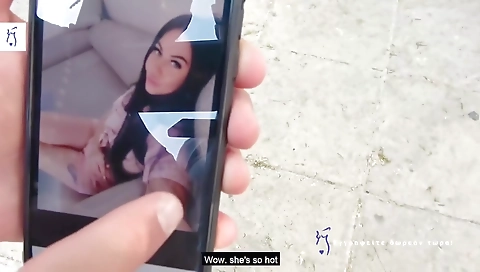 Hawt babe with a sexy body fucks nooko